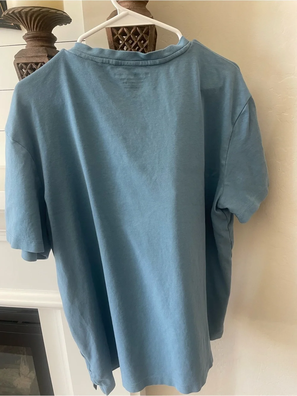 Banana Republic Men’s Dusty Blue Crew Neck Tee